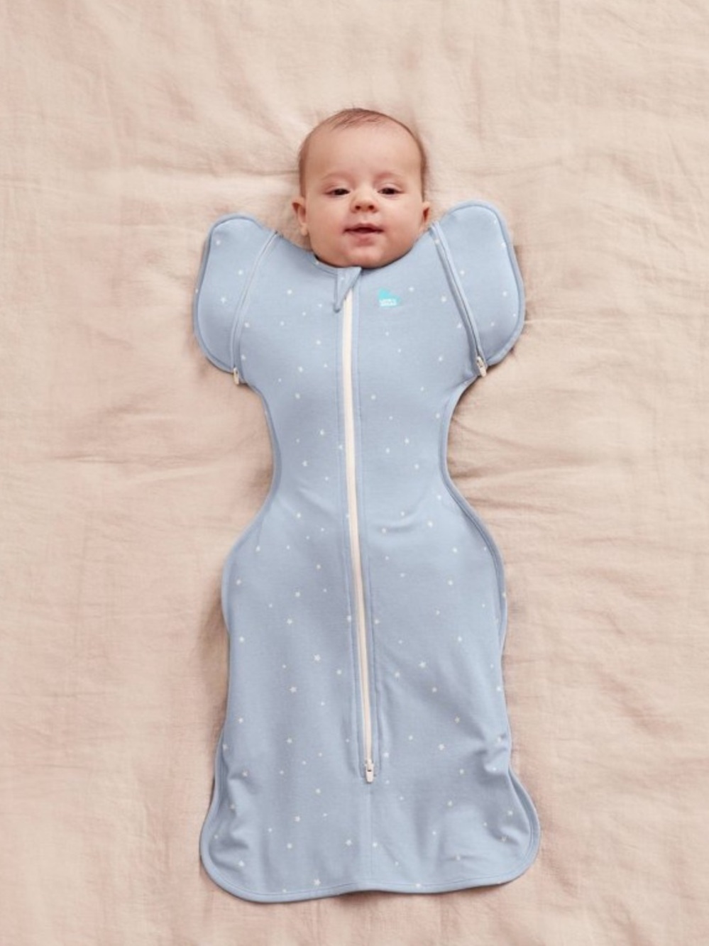 NEW Love to Dream Stage 2 Swaddle Up Transition Bag sleep sack blue size large